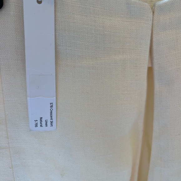 Natural Linen Skirt - Picture 10 of 11